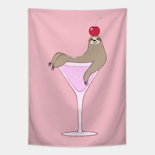Sloth Cocktail Tapestry
