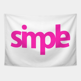 Simple (pink) Tapestry