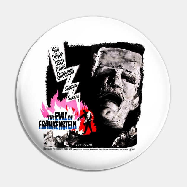 The Evil of Frankenstein Pin by Scum & Villainy