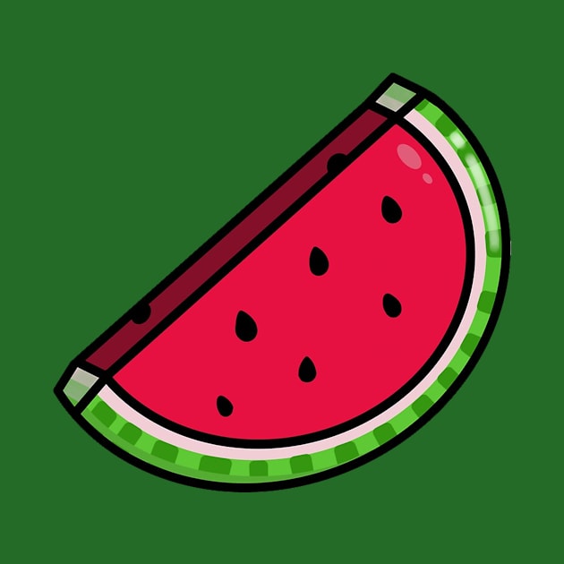 Watermelon Tropical Fruit by RainasArt