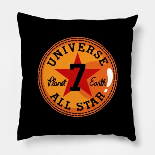 Universe 7 All Star Earth Tournament Of Power Anime Manga Logo Parody Pillow