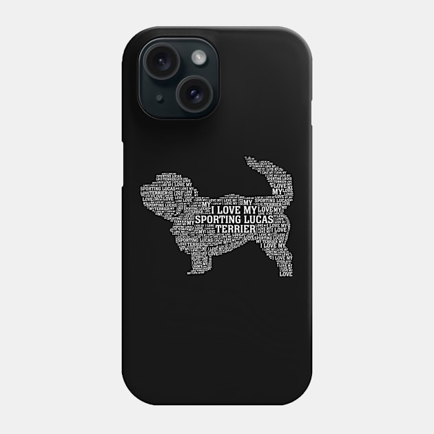 I love my sporting Lucas terrier Phone Case by Republic Inc