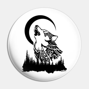 Howling At The Moon Pin