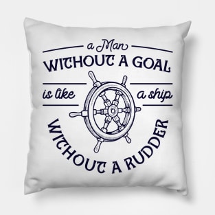 A man without a goal Pillow