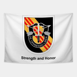 5th Special Forces Group (Airborne) Beret Flash, From the Rest Comes the Best Tapestry