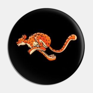 Running Cheetahs Pin