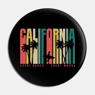 California Beach Pin