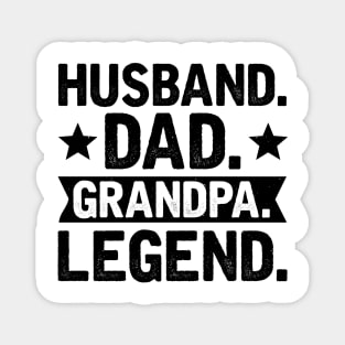 Husband Father Grandpa Legend Magnet