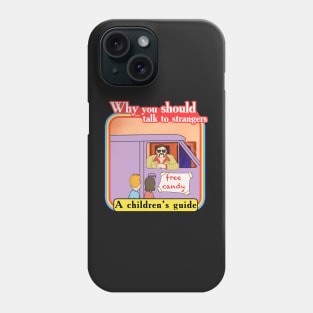 Why you should talk to strangers vintage PSA Phone Case