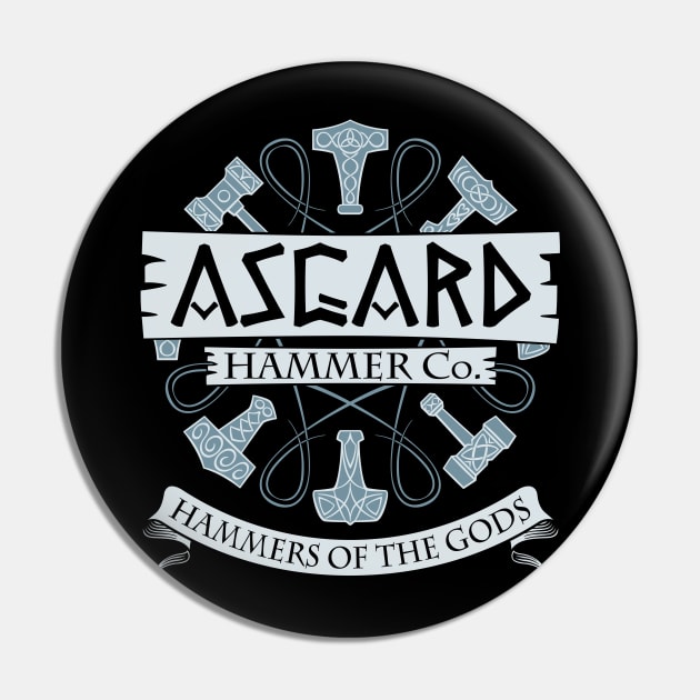 Asgard Hammer Co. Pin by DoodleDojo