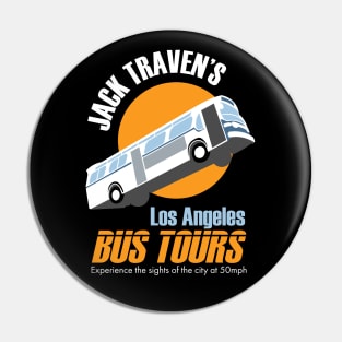 Jack Traven's Los Angeles Bus Tours Pin