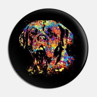 Colorful Dogue de Bordeaux Pin