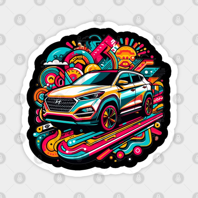 Hyundai Tucson Magnet by Vehicles-Art