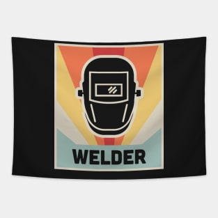 WELDER | Vintage 70s Welding Poster Tapestry