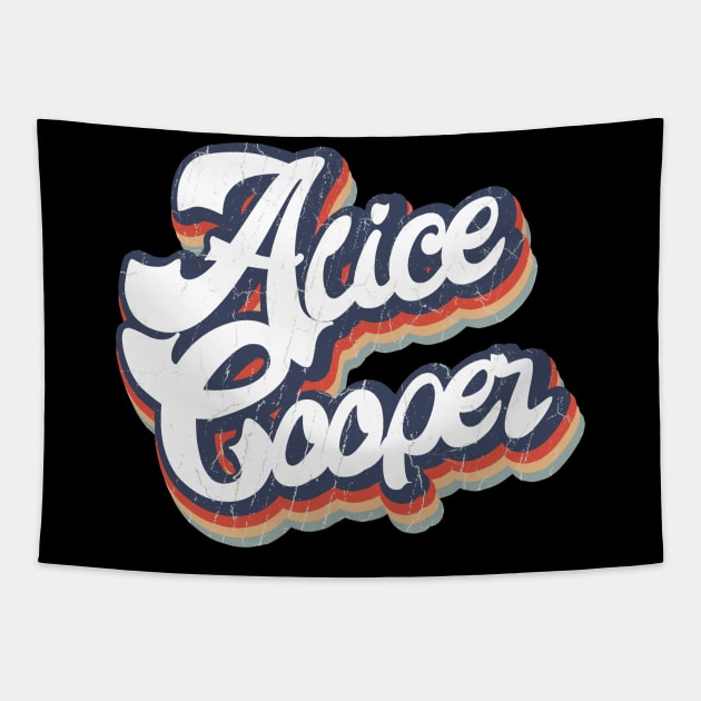 KakeanKerjoOffisial VintageColorAlice Cooper Tapestry by KakeanKerjoOffisial