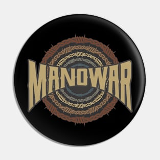 Manowar Barbed Wire Pin