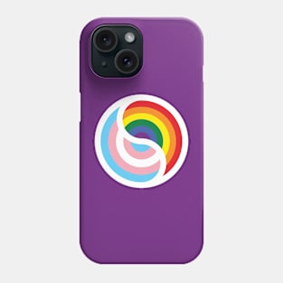 Gay Trans Yin Yang Logo Phone Case