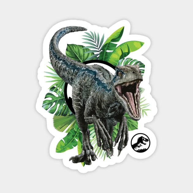 Velociraptor Blue! Magnet by WorldDinosaurs