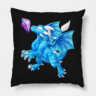 GemBabs: Elemental Dragon (Ice) Pillow