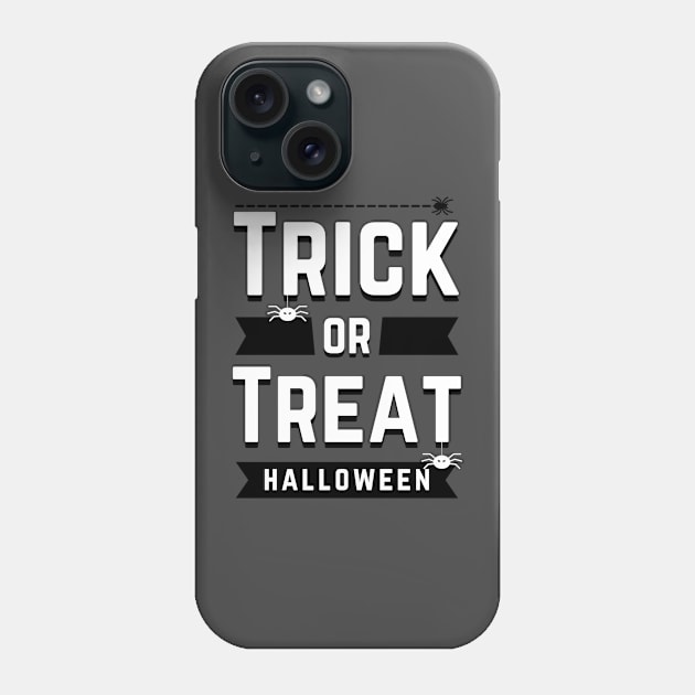 TRICK OR TREAT Phone Case by hackercyberattackactivity