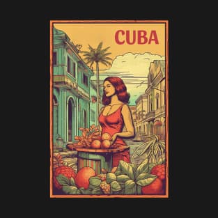 Havana, Cuba, Travel, Poster T-Shirt