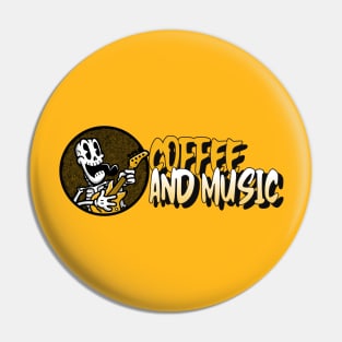 Coffee And Music Pin