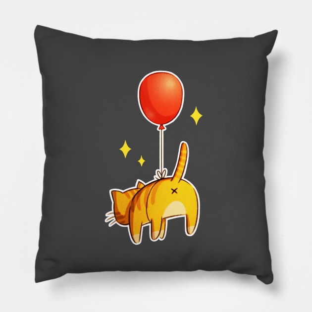 Balloon butt Pillow by Extra Ordinary Comics