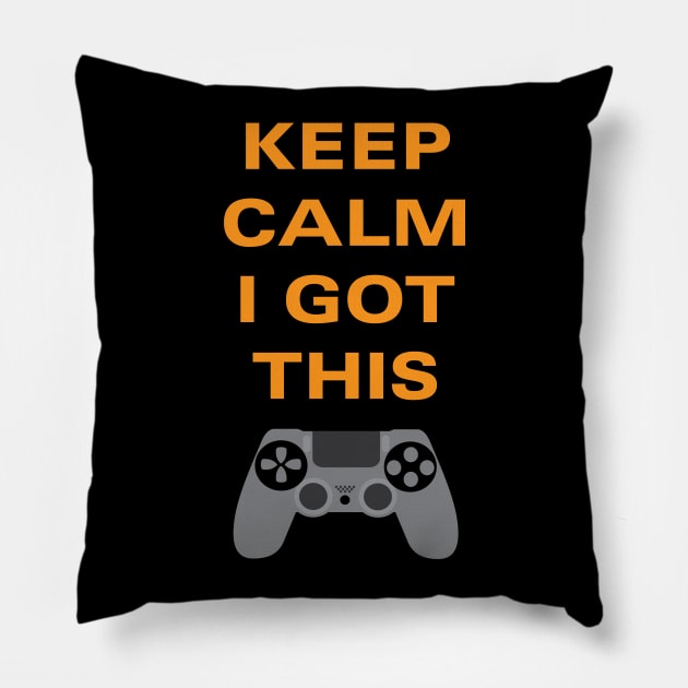 Game on Pillow by Litho