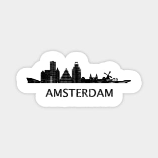 Amsterdan City - World Cities Series by 9BH Magnet