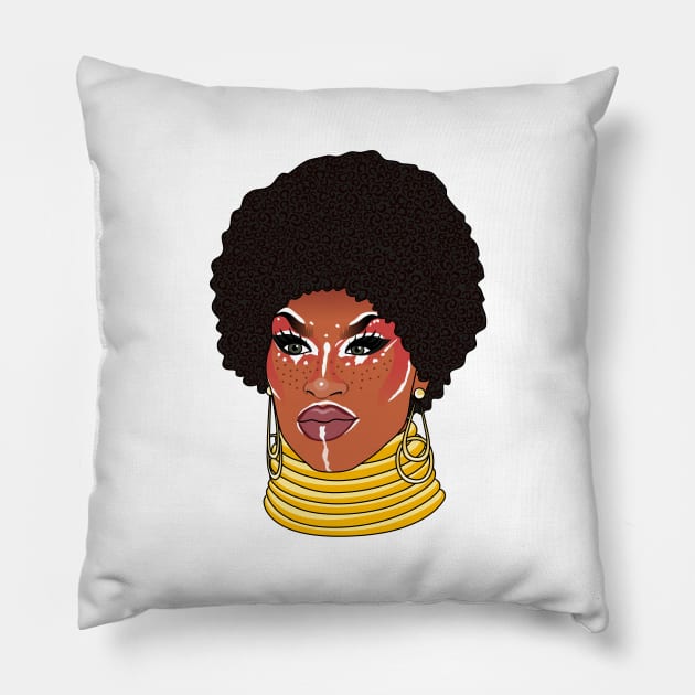 Shea Coulee | Love The Skin You’re In Pillow by Jakmalone