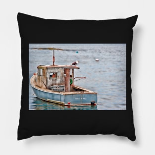 Gull & Boat Pillow