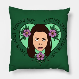 April - Parks and Rec Pillow