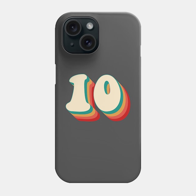 Number 10 Phone Case by n23tees