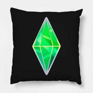 Green plumbob sims 4 Pillow