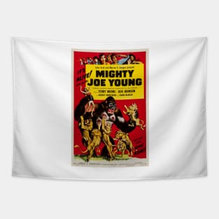 Mighty Joe Young 1953 Film Advertisement Retro Movie Tapestry