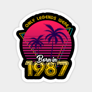 Born in 1987 T-Shirt Magnet