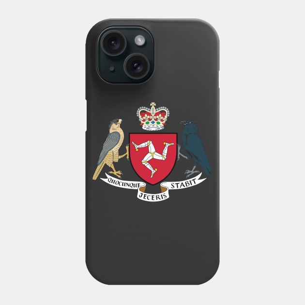 Coat of arms of the Isle of Man Phone Case by Flags of the World