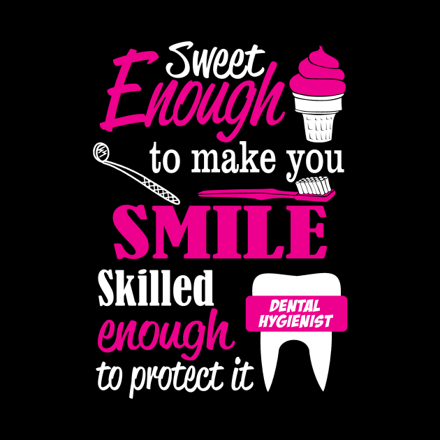 Sweet Enough to make you SMILE ,Skilled enough to protect it by BlackSideDesign