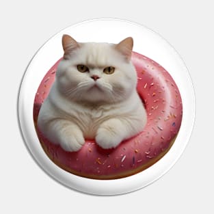 DONUT CAT Pin