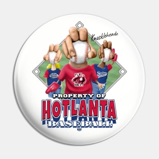 Knucklehead for Hotlanta Baseball Pin