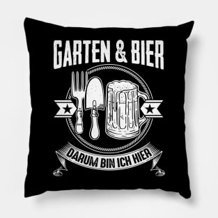Garten Und Bier Gärtner Lustig Geschenk Pillow