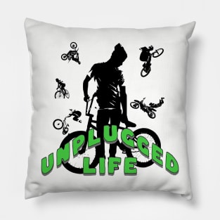 Unplugged Life TShirt Pillow