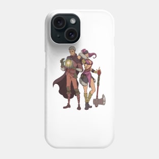 Roleplaying RPG Couple Gift Valentines Day Wizard Barbarian Phone Case