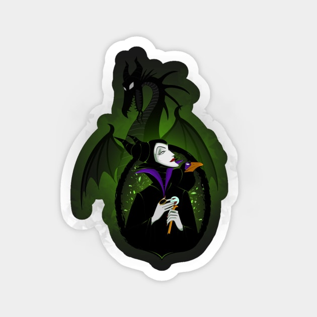 MALEFICENT V3 Magnet by Abati