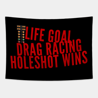 Life Goal Drag Racing Holeshot Wins Christmas Tree Tapestry