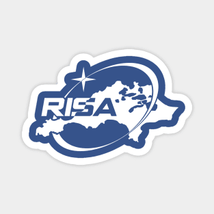 Rottnest Island Space Agency (RISA) Logo White Magnet