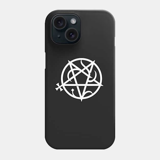 Abelacle - WHITE INK Phone Case by andres_abel