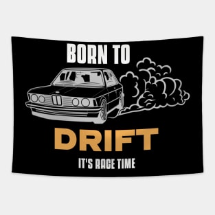 Drifting car - Born To Drift Tapestry