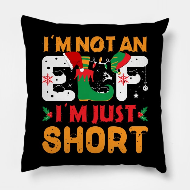 I’M NOT AN ELF Family Christmas PJ Matching Men Women Kids Pillow by PlaneteeShop