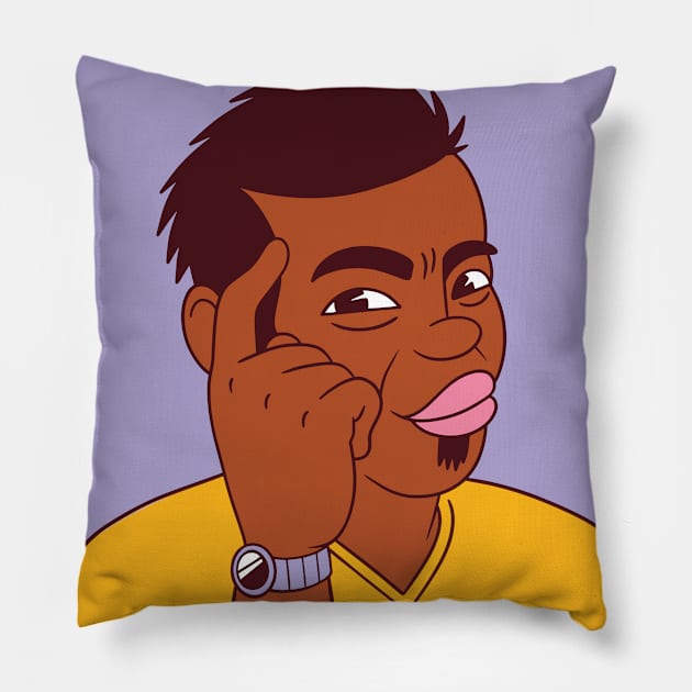 Think about it meme Pillow by Hmus